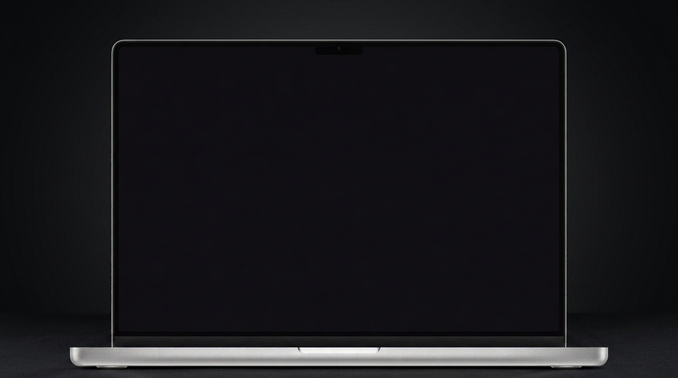 A laptop displaying the Continuum analytics dashboard: knowledge gaps, topics, emotional arcs, and questions surfaced from twin conversations.